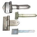 Zinc strap hinges